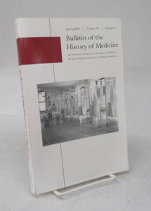 Bulletin of the History of Medicine Spring 2005
