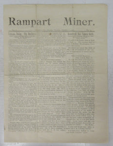 Rampart Miner, October 1, 1901