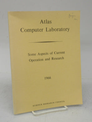 Atlas Computer Laboratory: Some Aspects of Current Operation and Research