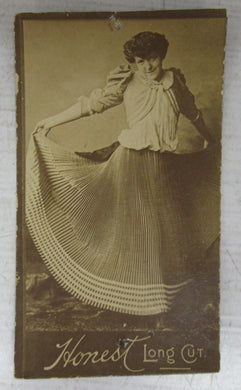 Honest Long Cut cigarette card