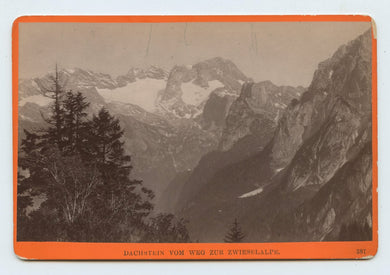 Dachstein vom Weg zur Zwieselalpe