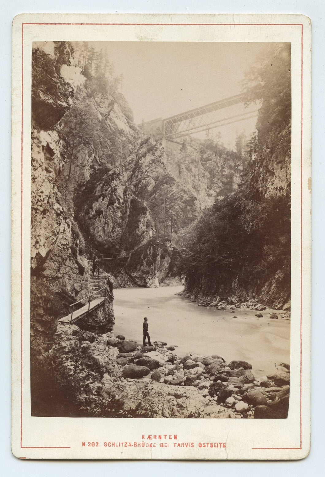 Photograph of Schlitza-Brücke Bei Tarvis Ostseite, Kaernten