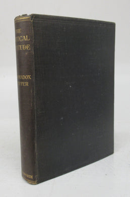 The Critical Attitude