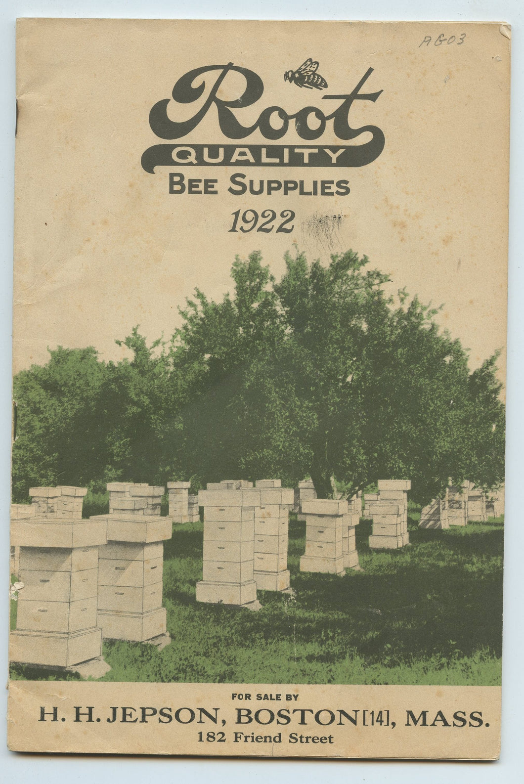 Root Quality Bee Supplies, 1922