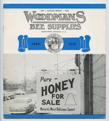Woodmans Bee Supplies catalog, 1958