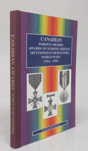 Canadian Foreign Awards, Awards to Nursing Service, Mentioned in Despatches World War I (1914-1919)