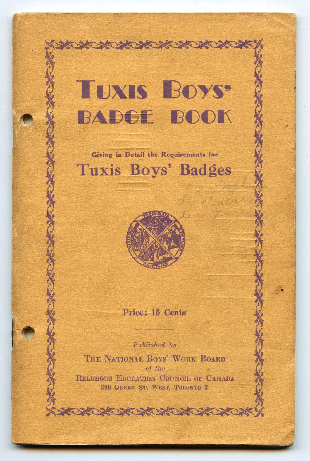 Tuxis Boys' Badge Book: Giving in Detail the Requirements for Tuxis Boys' Badges
