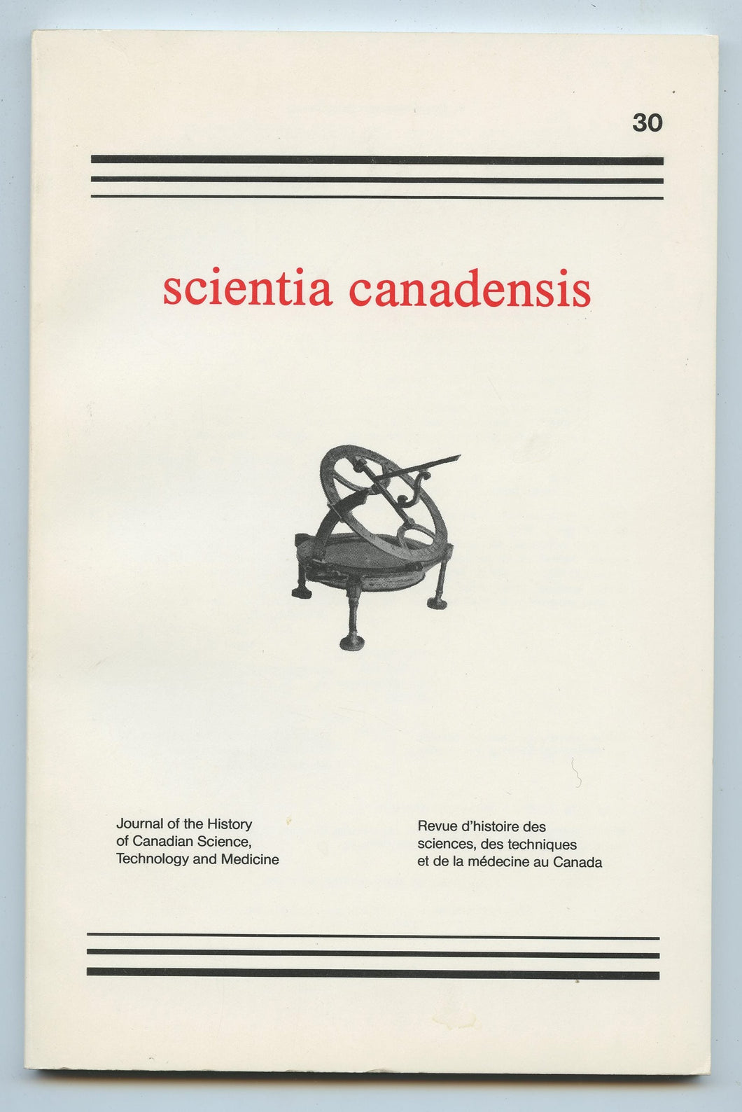 scientia canadensis, Spring-Summer 1986