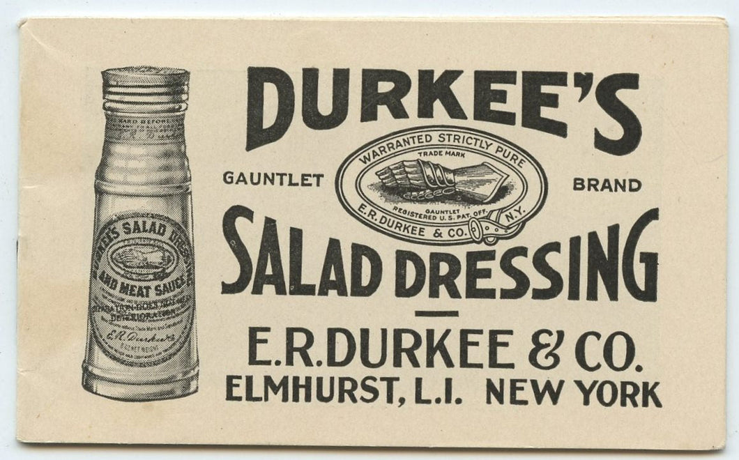 Durkee's Salad Dressing booklet