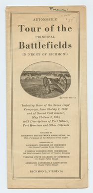 Automobile Tour of the Principal Battlefields in Front of Richmond