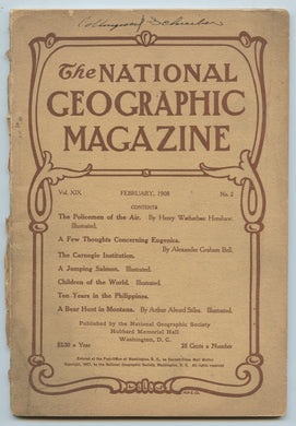 The National Geographic Magazine, February 1908