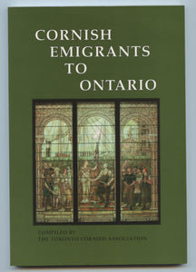 Cornish Emigrants to Ontario