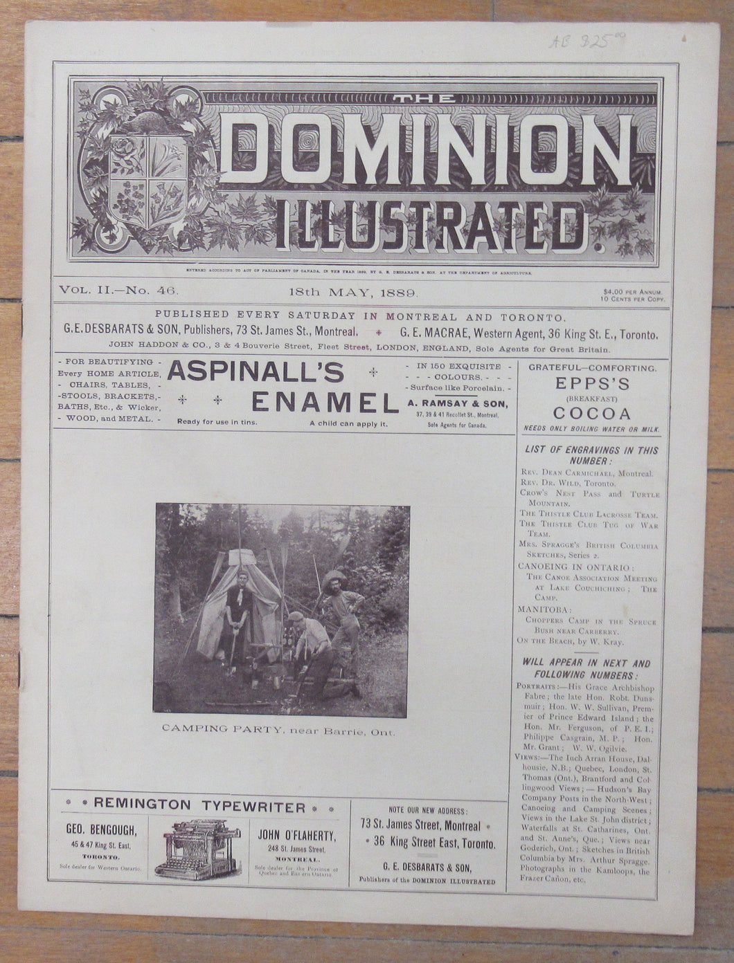 The Dominion Illustrated. 18th May, 1889