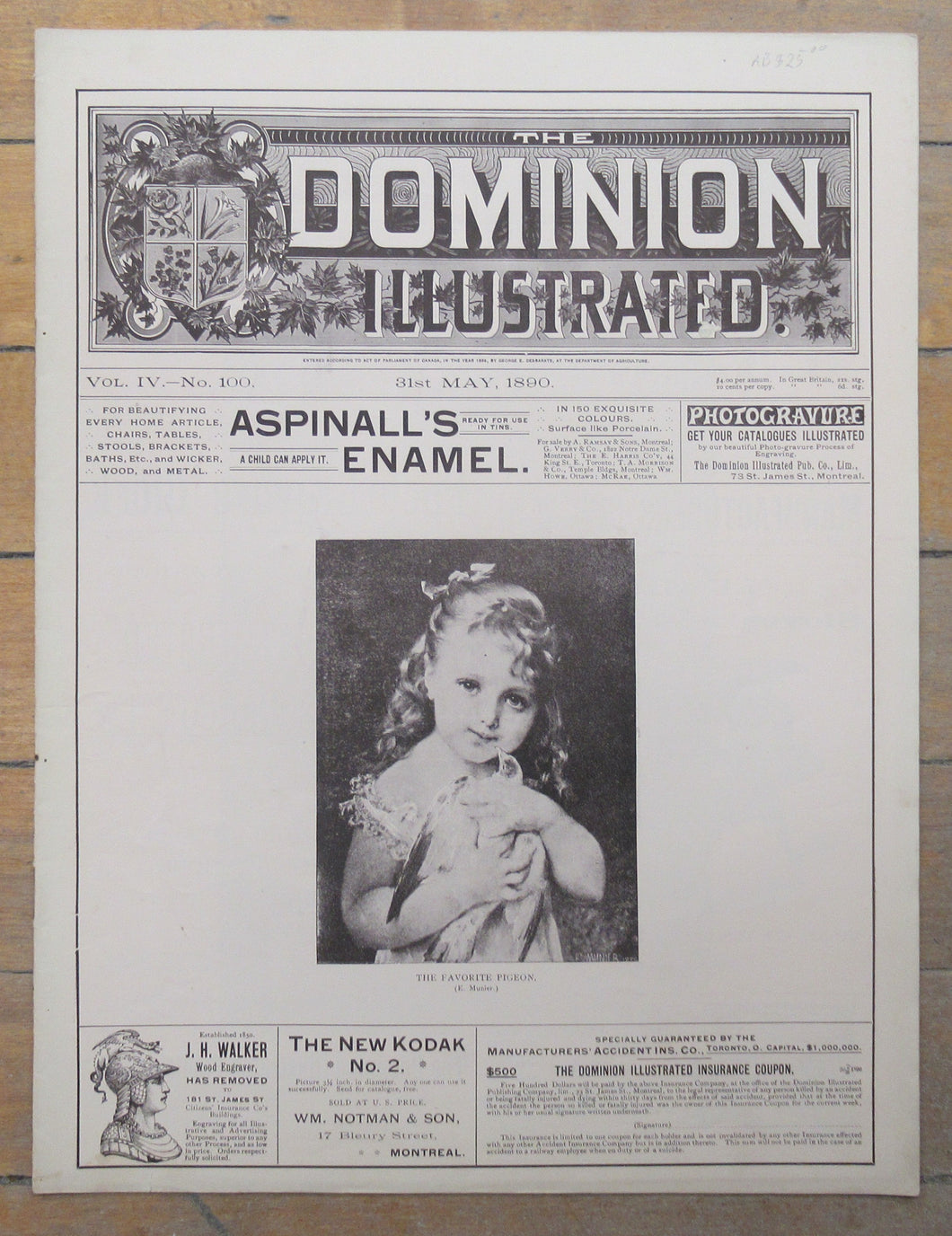 The Dominion Illustrated. 31st May, 1890