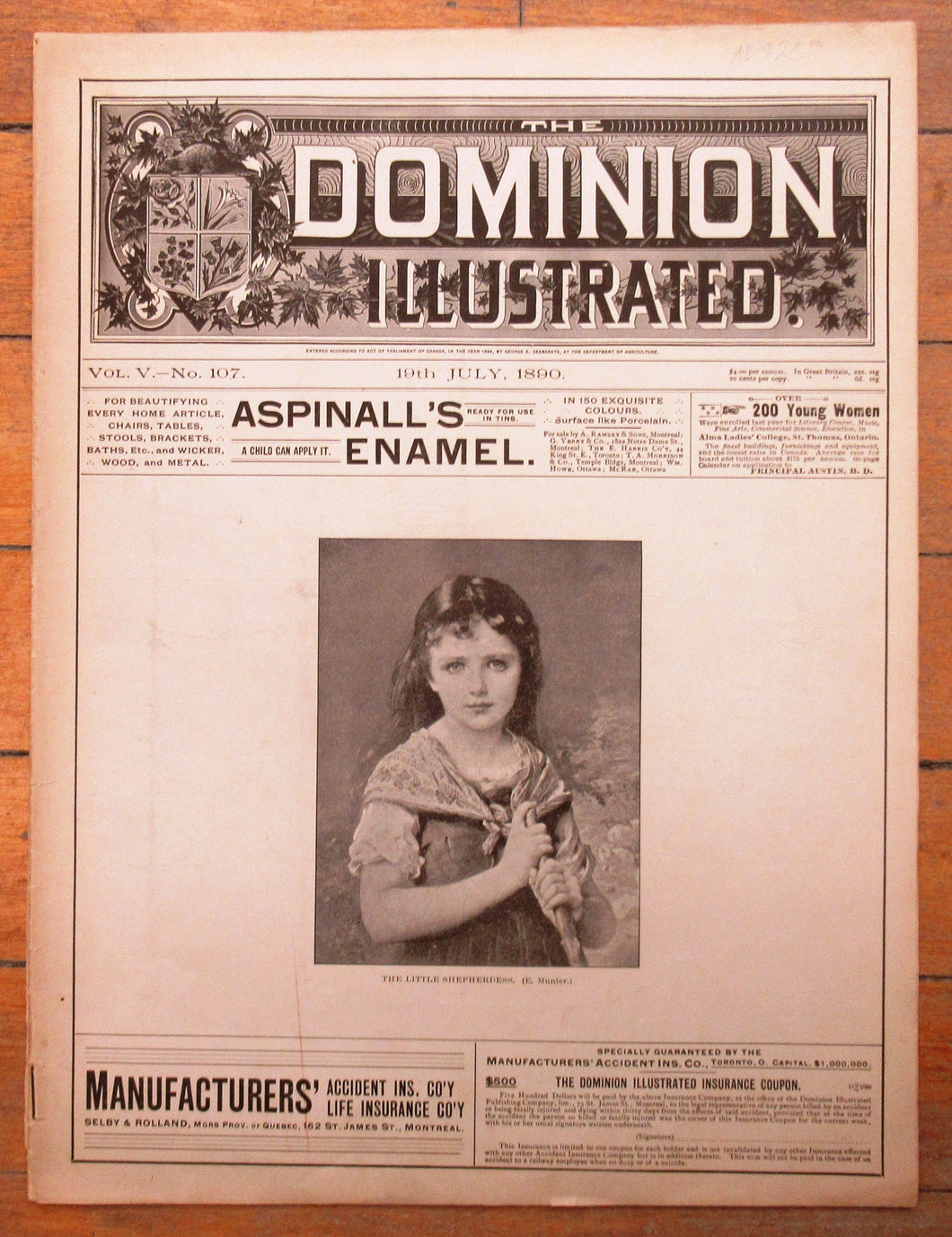 The Dominion Illustrated. 19 July, 1890