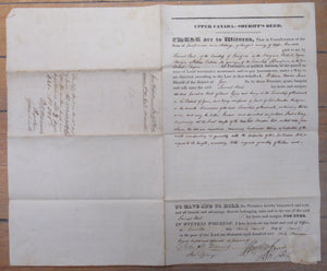 Upper Canada Sheriff's Deed