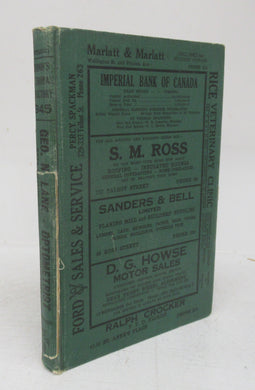 Vernon's City of St. Thomas (Ontario) Miscellaneous, Business, Alphabetical and Street Directory for the year 1945
