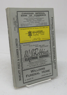 Vernon's City of St. Thomas (Ontario) Miscellaneous, Business, Alphabetical and Street Directory for the year 1961