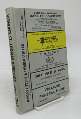 Vernon's City of St. Thomas (Ontario) Directory 1965