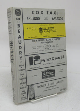 Vernon's City of St. Thomas (Ontario) Directory 1973