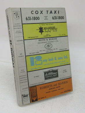 Vernon's City of St. Thomas (Ontario) Directory 1977