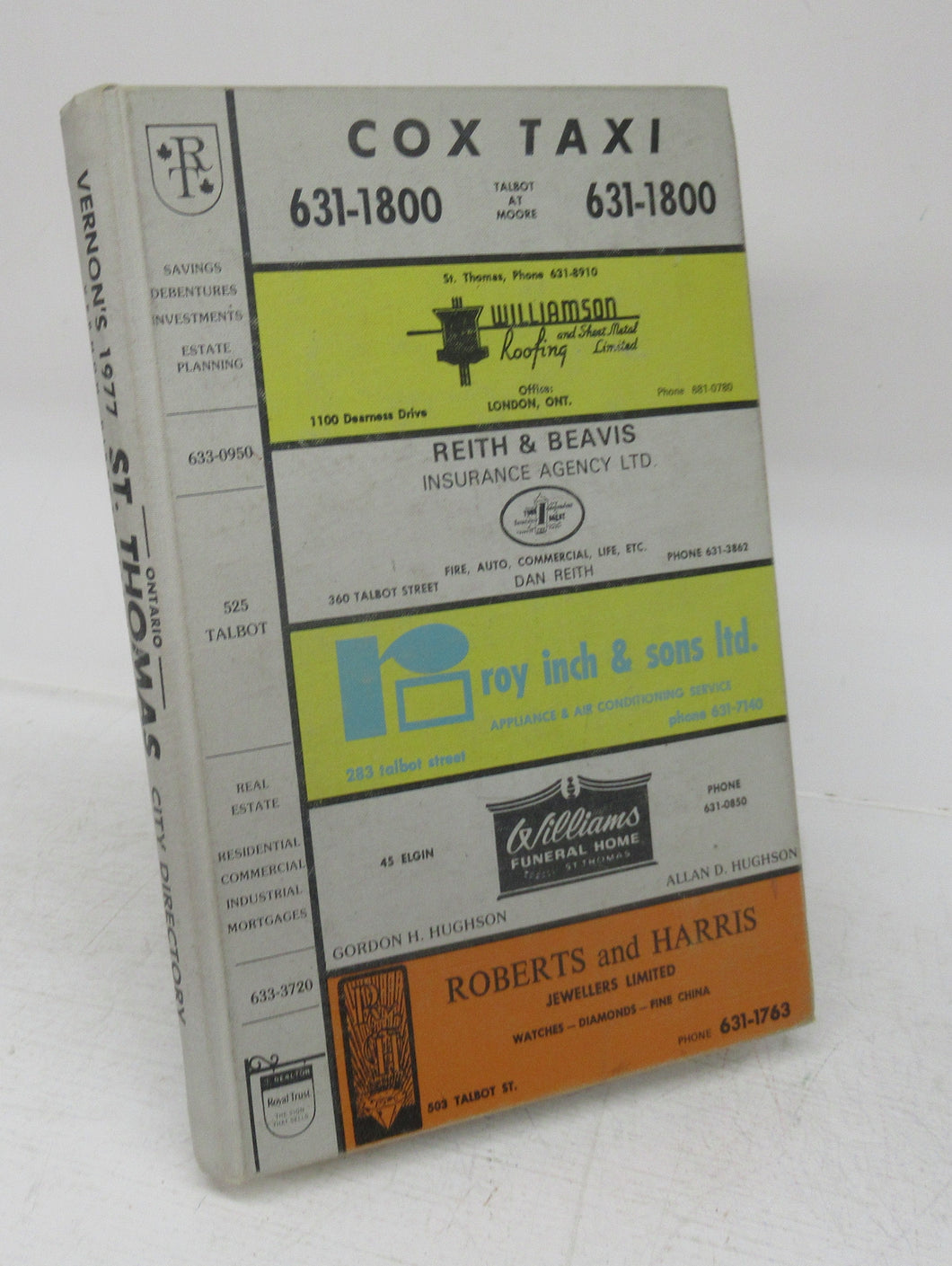 Vernon's City of St. Thomas (Ontario) Directory 1977