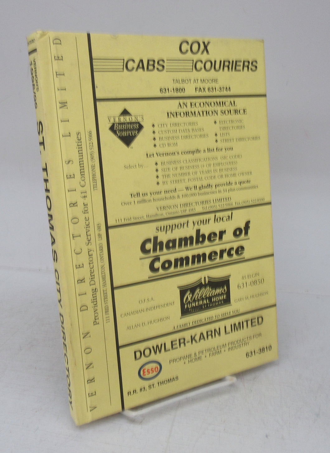 Vernon's St. Thomas City Directory 1998/99
