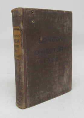 Vernon's City of London (Ontario) Street, Alphabetical, Business and Miscellaneous Directory for the year 1929, Corrected to November 15th, 1928