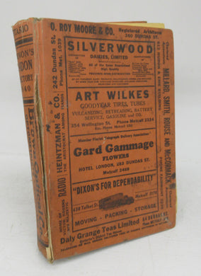 Vernon's City of London (Ontario) Miscellaneous, Business, Alphabetical and Street Directory for the year 1940