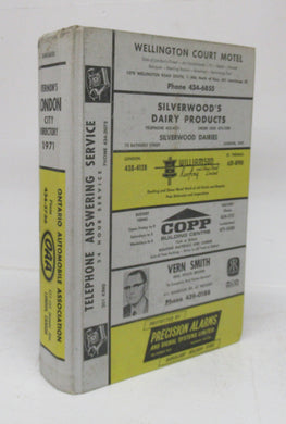 Vernon's City of London (Ontario) Directory 1971