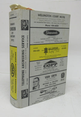 Vernon's City of London (Ontario) Directory 1972