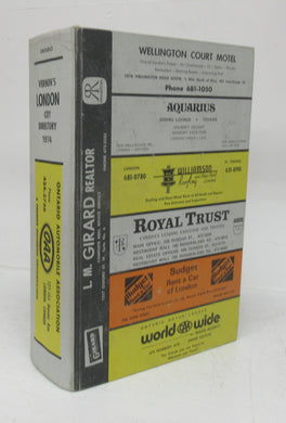 Vernon's City of London (Ontario) Directory 1974