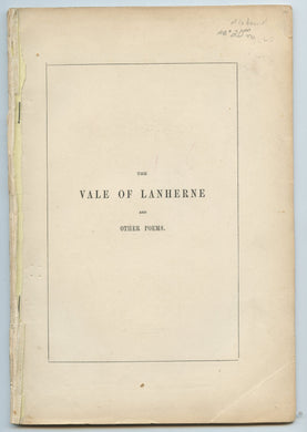 The Vale of Lanherne and Other Poems (Table of Contents and 6 plates)