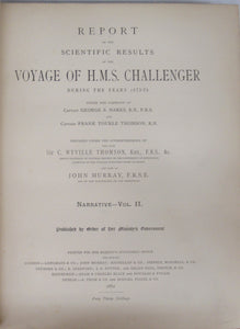 Report on the Scientific Results of the Voyage of H.M.S. Challenger During the Years 1873-76. Narrative - Vol. II only