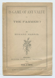 Is Game of Any Value to The Farmer?