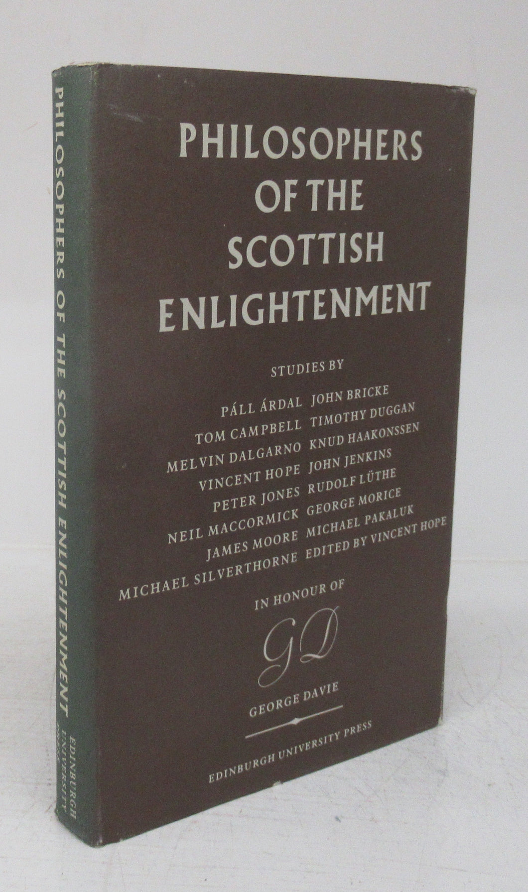 Philosophers of the Scottish Englightenment In Honour of George Davie
