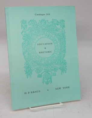 H. P. Kraus Education & Rhetoric catalogue
