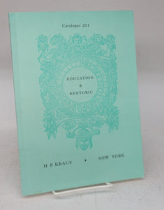 H. P. Kraus Education & Rhetoric catalogue