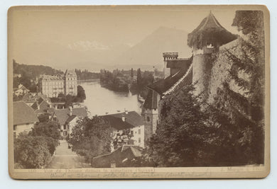 Vue de Thoune depuis le cimitiere (Suisse)