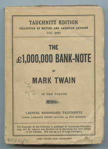 The £1,000,000 Bank-Note. In One Volume