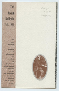 The Jesuit Bulletin Fall, 1963