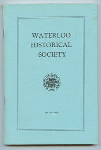 Waterloo Historical Society Vol. 66 - 1978