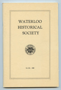 Waterloo Historical Society Vol. 68 - 1980