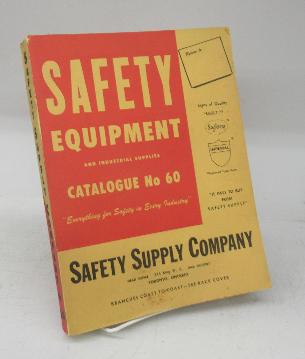 Safety Equipment and Industrial Supplies Catalogue No. 60