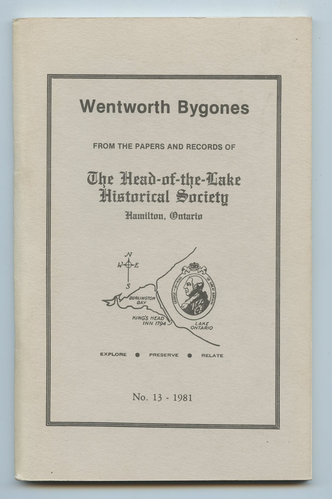 Wentworth Bygones No. 13 1981