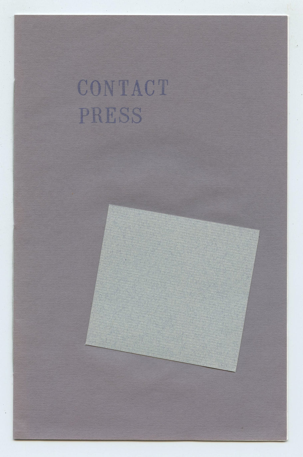 Contact Press: A Checklist