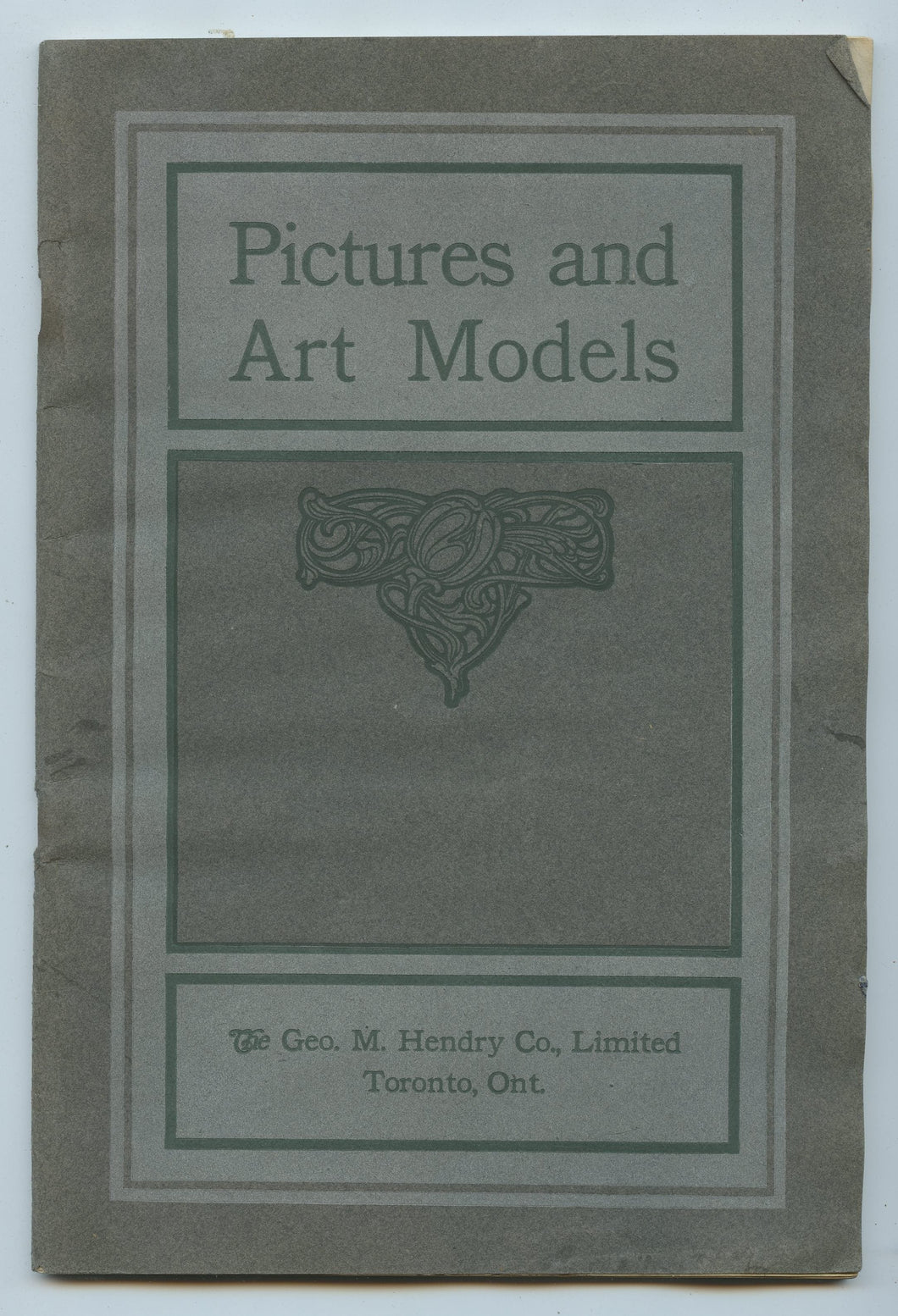 Artistic Pictures, Plaster Casts, Type Solids and Pottery Models. No. 4