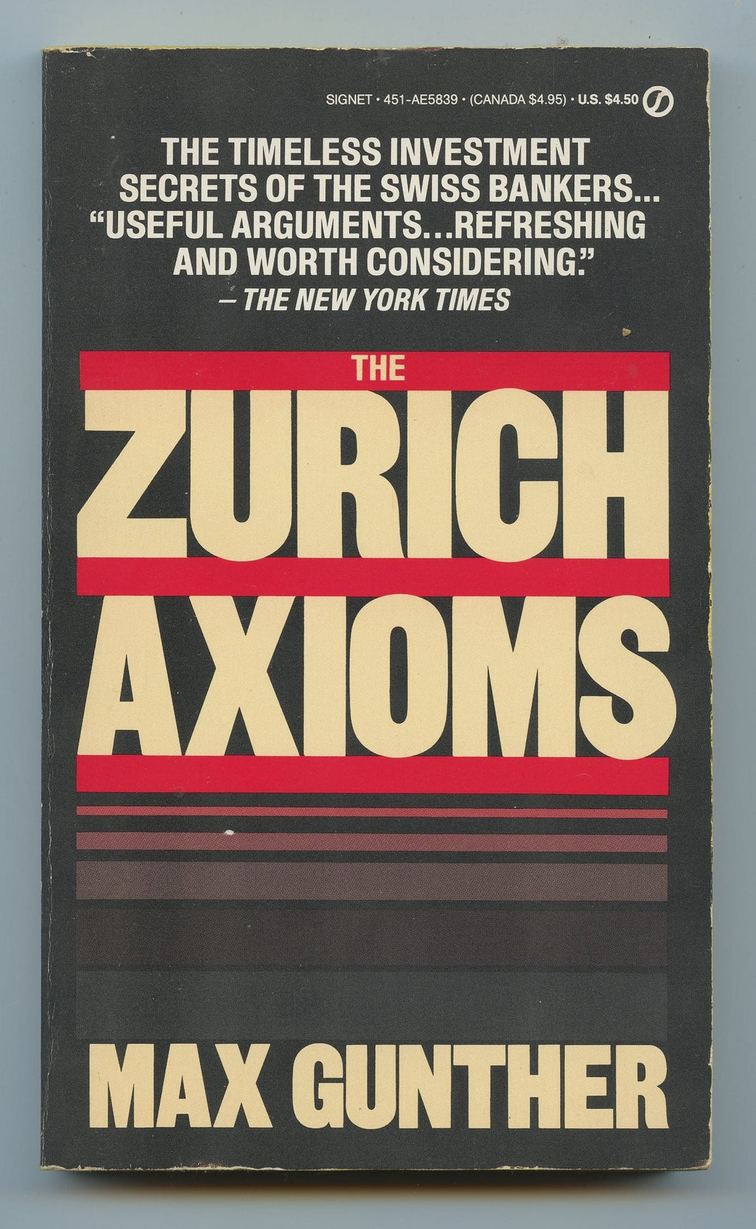 The Zurich Axioms