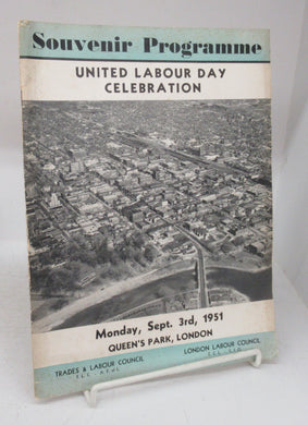 Souvenir Programme, United Labour Day Celebration, London, Ontario, 1951