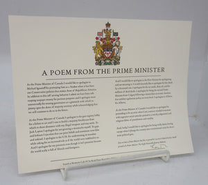 A Poem From The Prime Minister